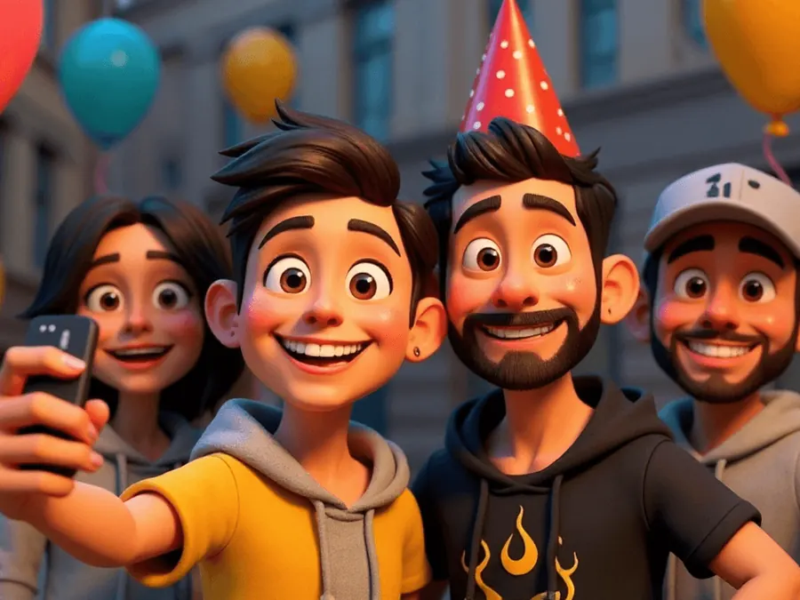 День рождения — мультфильм на заказ в стиле Pixar